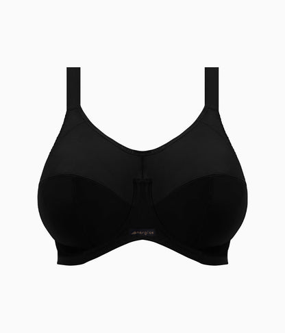 Energise Full Figure Underwire Sport Bra - Black | Wacoal Quality