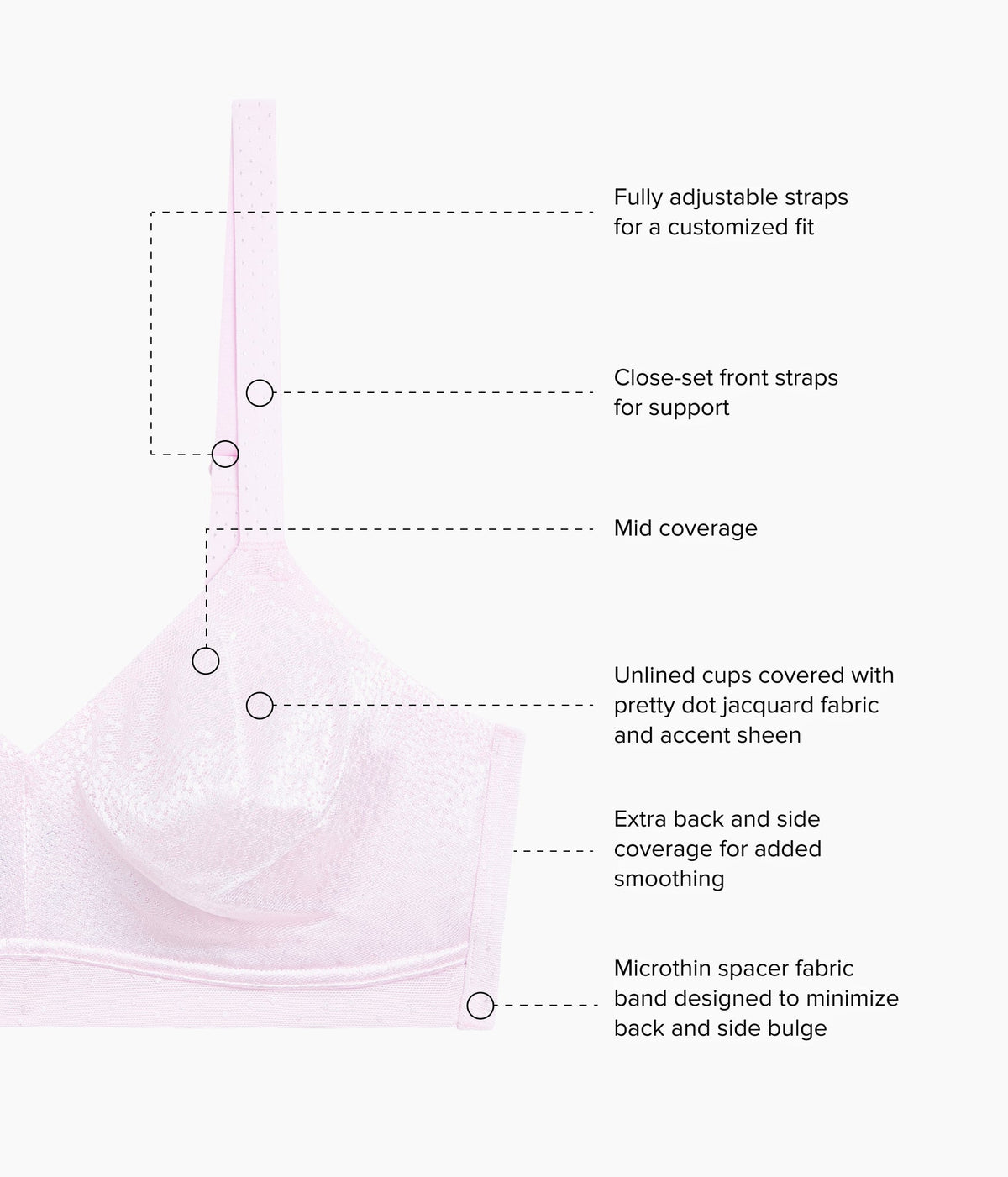 Back Appeal® Wire Free Bra - Cradle Pink | Wacoal Customer Favorite