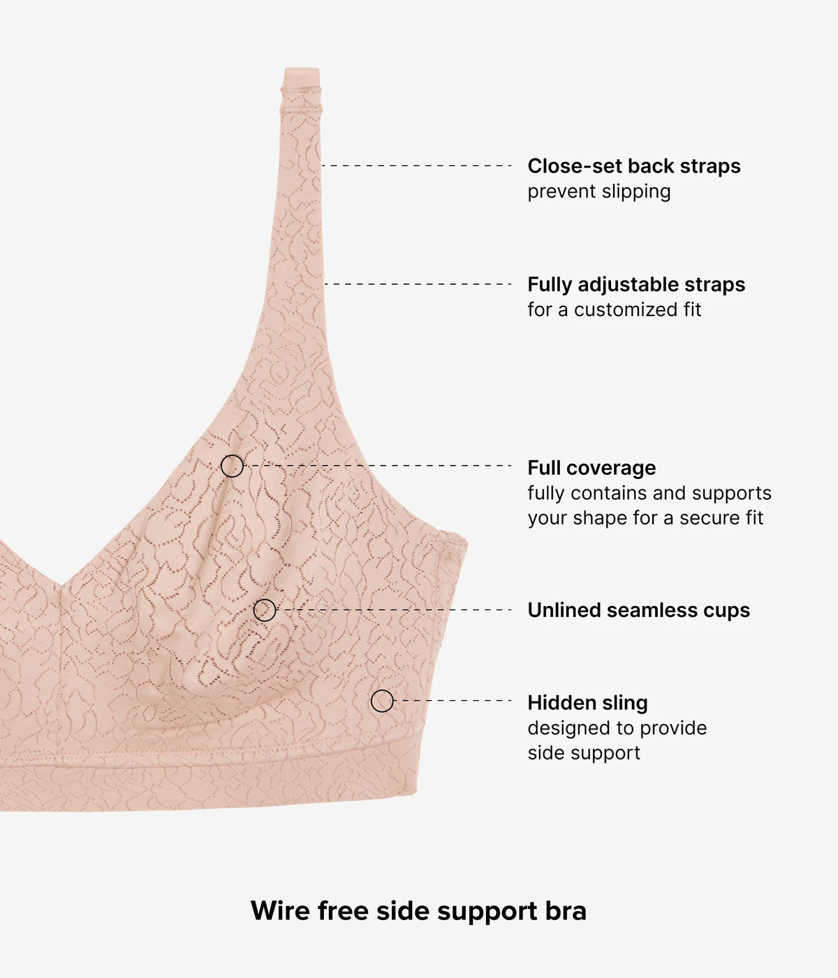 Inside Job™ Wire Free Bra - Roebuck | Wacoal New