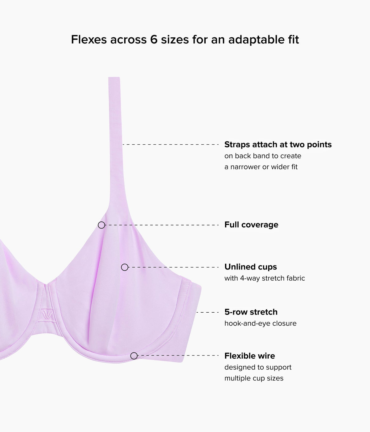 Ever Flexing™ Underwire Bra - Lavender Sage | Wacoal Featured