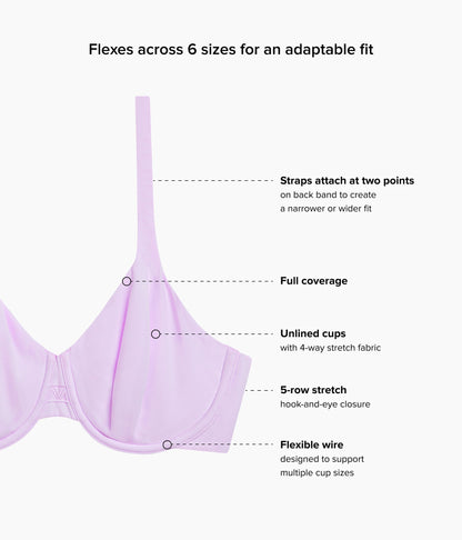 Ever Flexing™ Underwire Bra - Lavender Sage | Wacoal Featured