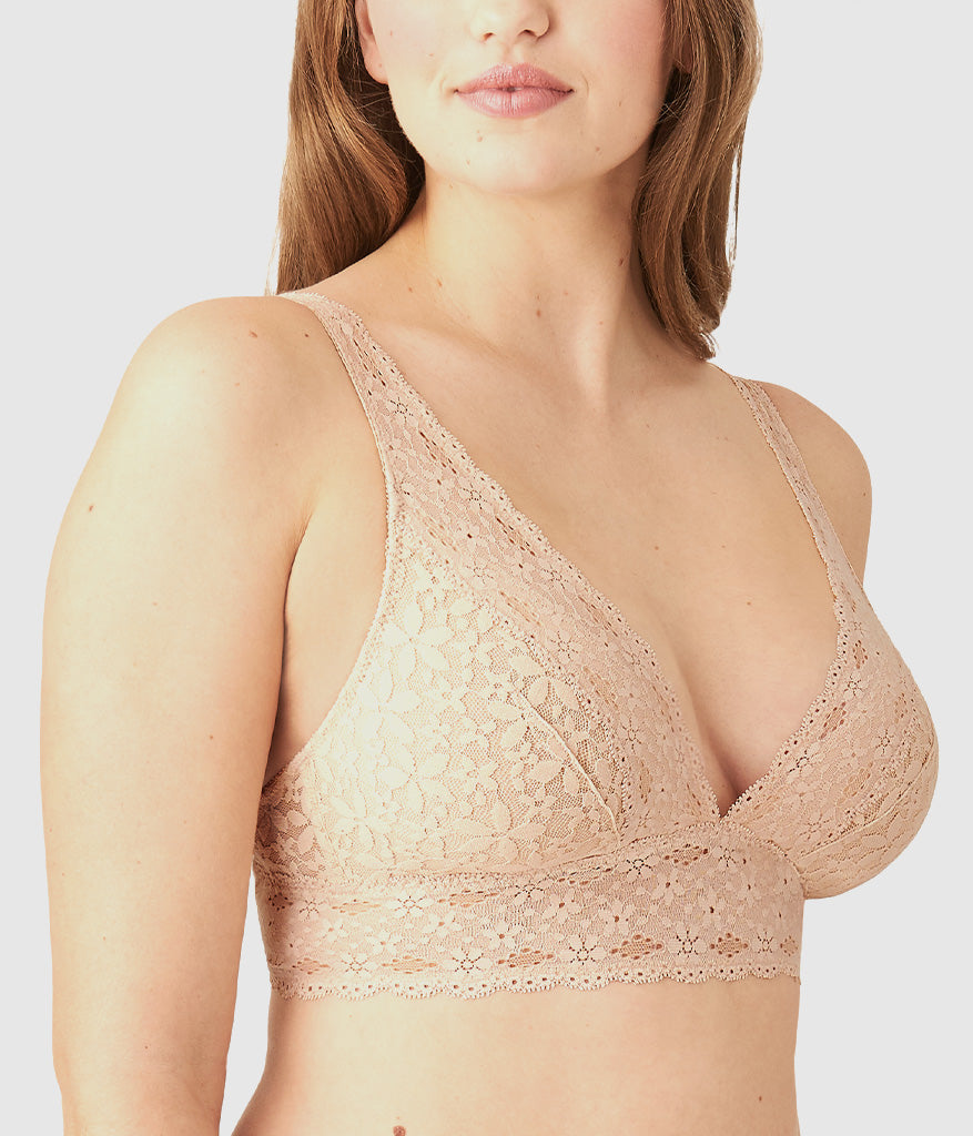 Halo Lace Wire Free Bralette - Sand | Wacoal Hot Sale