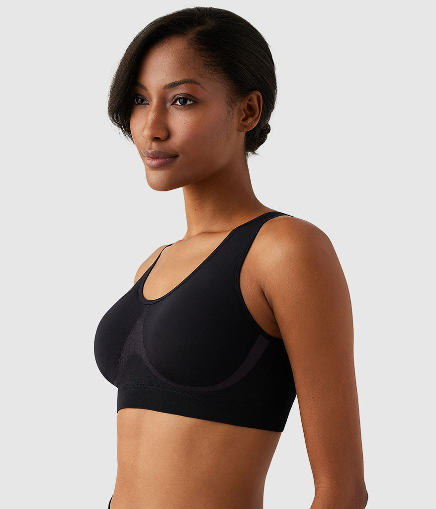 B-Smooth® Wire Free Bralette - Black | Wacoal Signature
