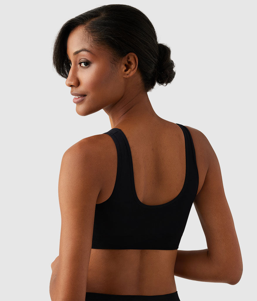 B-Smooth® Wire Free Bralette - Black | Wacoal Signature