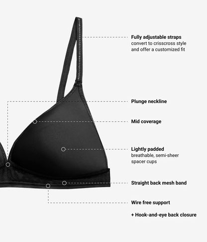 Full Transparency Bralette - Rose Smoke | Wacoal Deals
