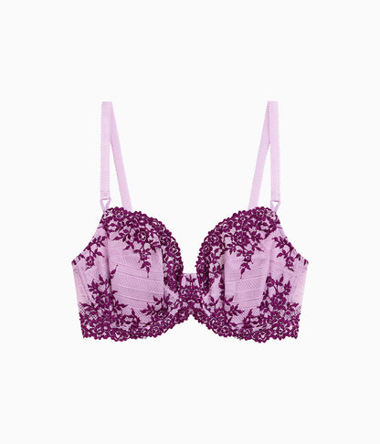 Embrace Lace® Underwire Bra - Lavender Sage/Dark Purple | Wacoal Classic
