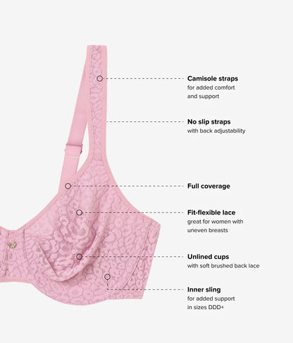 High Bar™ Underwire Bra - Lilas | Wacoal New