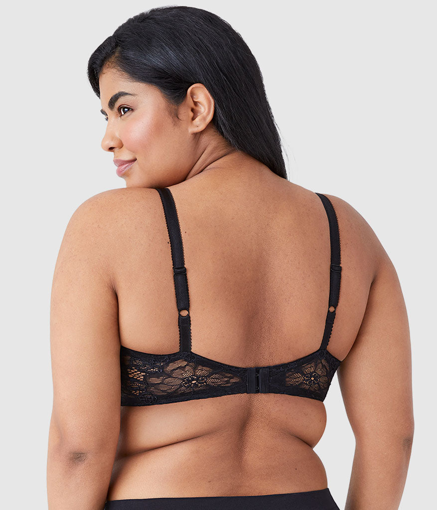 French Garden Seamless Underwire T-Shirt Bra - Black | Wacoal Best Seller
