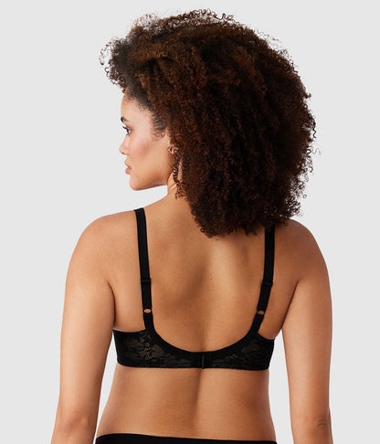 Lace Finesse T-Shirt Bra - Black/Toast | Wacoal Recommended