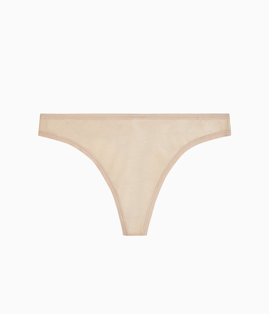 Understated Cotton Thong - Sand | Wacoal Customer Favorite