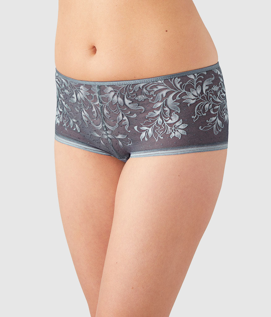 Net Effect Boyshort - Folkstone Gray Multi | Wacoal Popular