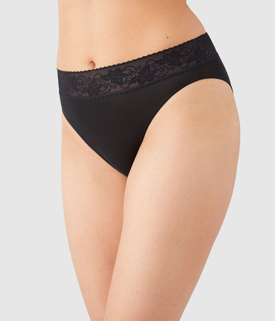 Comfort Touch Hi-Cut - Black | Wacoal Discount