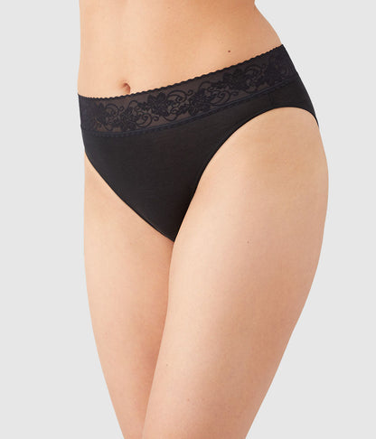 Comfort Touch Hi-Cut - Black | Wacoal Discount