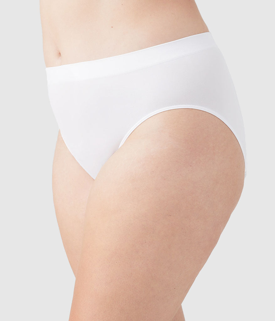 B-Smooth® Seamless Hi-Cut - White | Wacoal Great Value