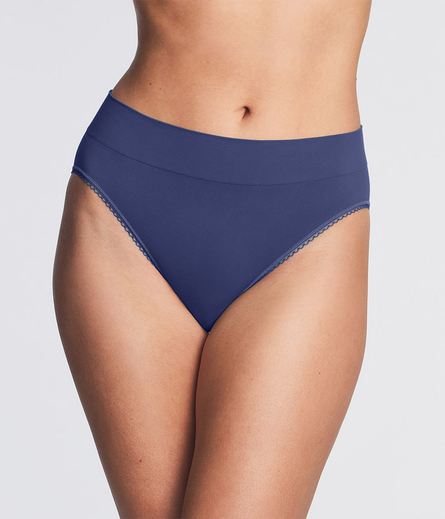 Feeling Flexible Hi Cut - Blueprint | Wacoal Quality