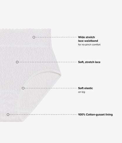 High Bar™ Brief - White | Wacoal Essential