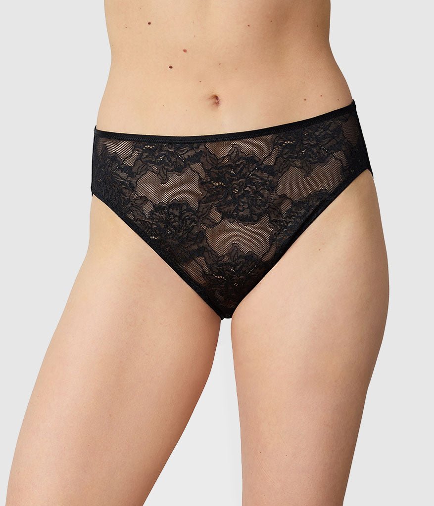Full Bloom Hi-Cut - Black | Wacoal Everyday