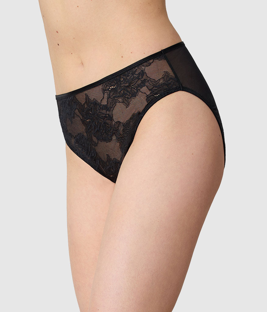 Full Bloom Hi-Cut - Black | Wacoal Everyday