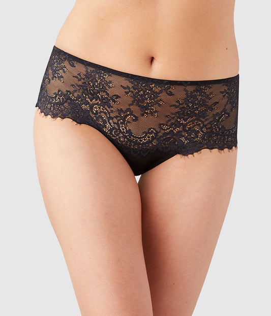 Center Stage Bikini - Black/Graphite | Wacoal Hot Sale