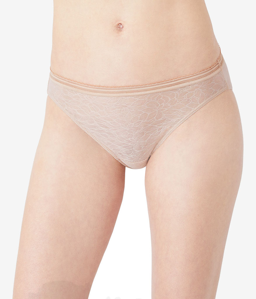 Etched in Style Bikini - Au Natural | Wacoal Discount