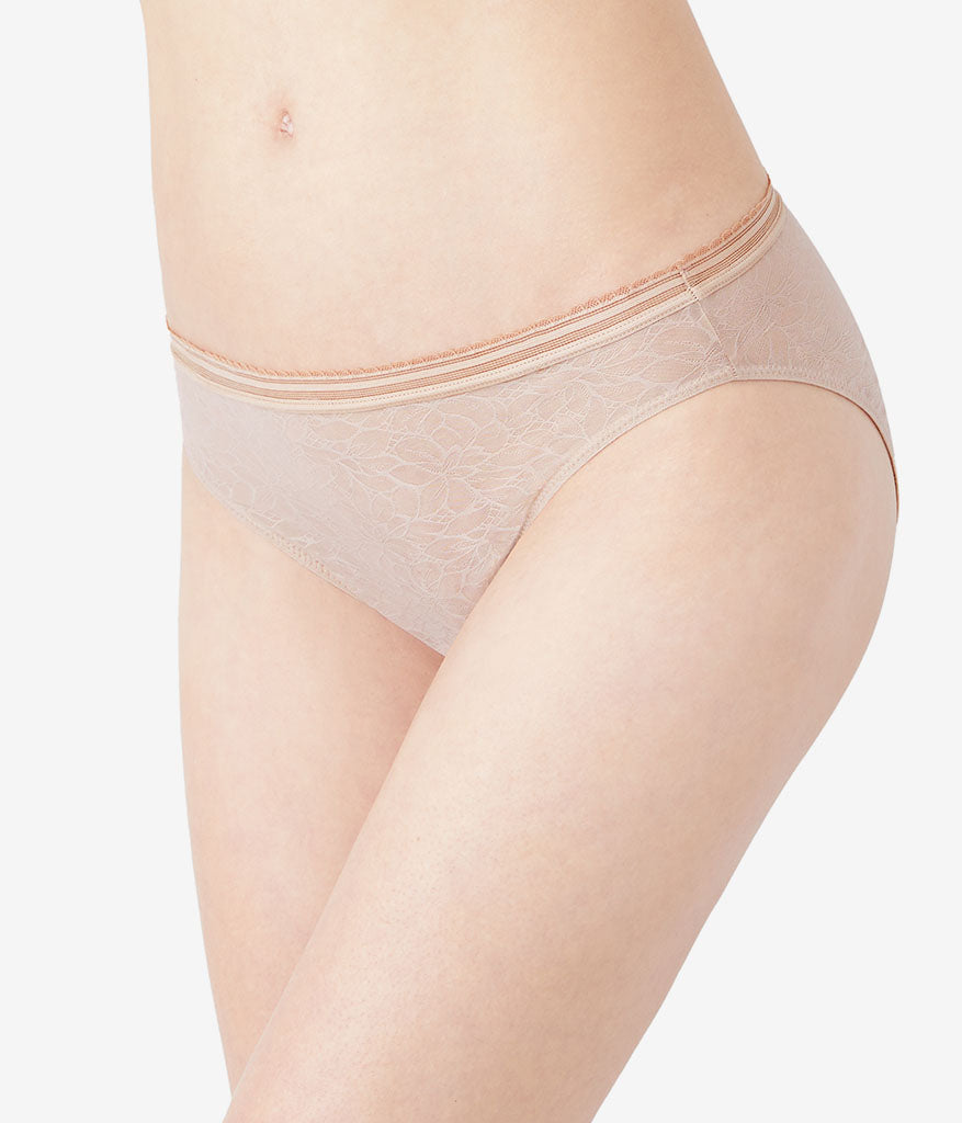 Etched in Style Bikini - Au Natural | Wacoal Discount
