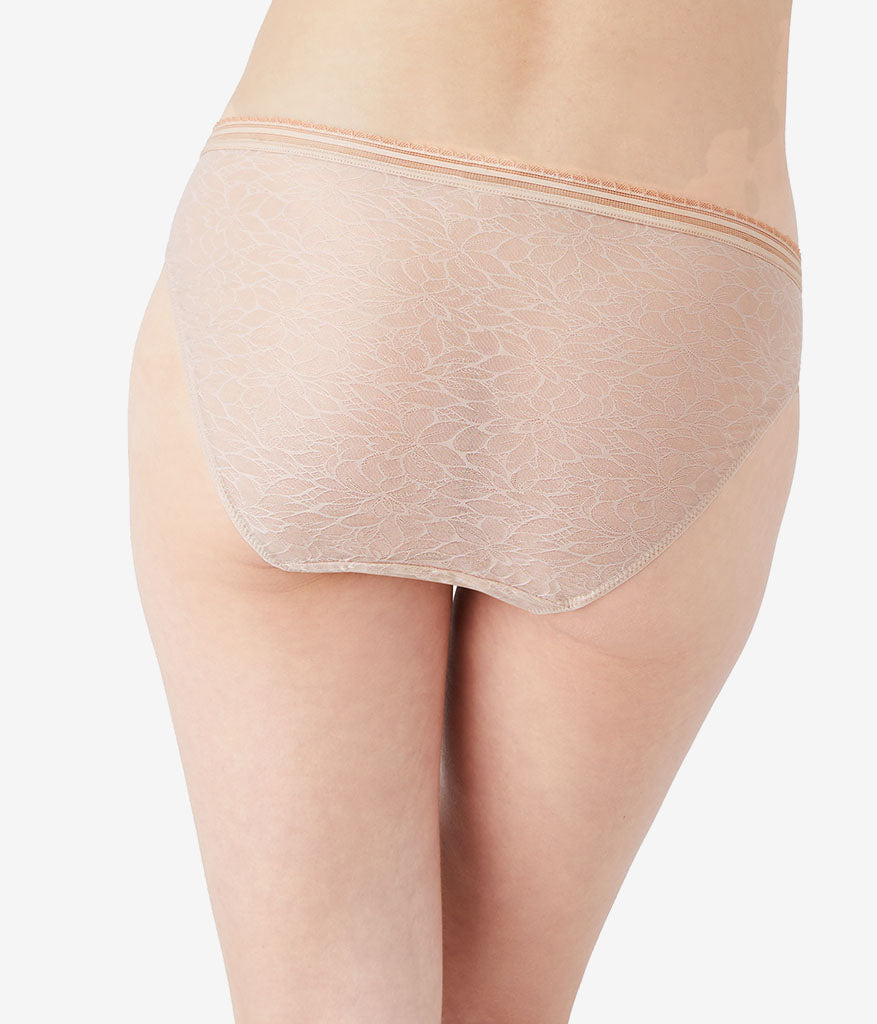 Etched in Style Bikini - Au Natural | Wacoal Discount