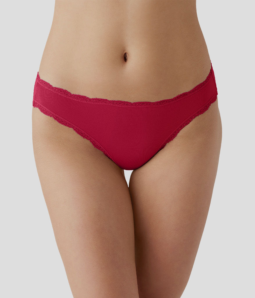 Inspired Eyelet Bikini - Cerise | Wacoal Sale