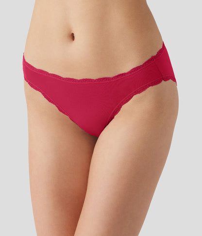 Inspired Eyelet Bikini - Cerise | Wacoal Sale