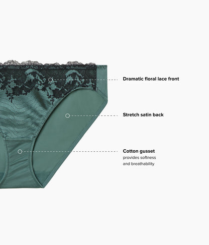 Modern Affair Bikini - Silver Pine/Black | Wacoal Sale