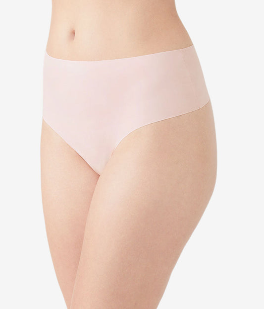 b.bare Hi-Waist Thong - Rose Smoke | Wacoal Value