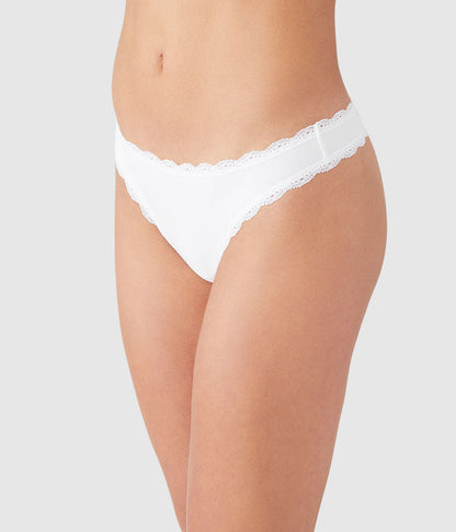 Inspired Eyelet Thong - White | Wacoal Great Value