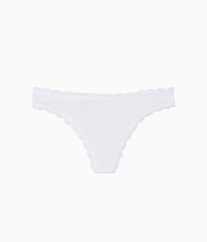 Inspired Eyelet Thong - White | Wacoal Great Value