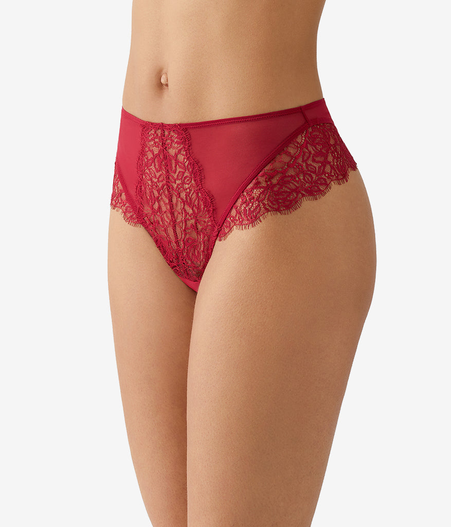 It's On Hi-Waist Thong - Biking Red | Wacoal Sale