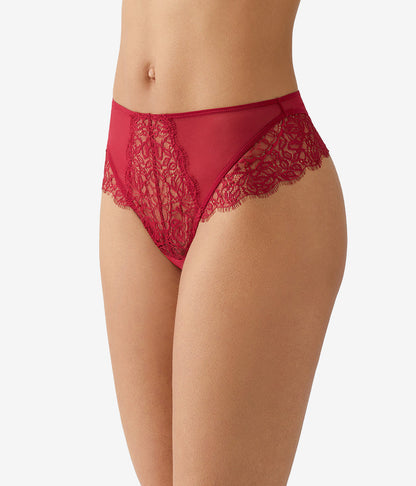 It's On Hi-Waist Thong - Biking Red | Wacoal Sale