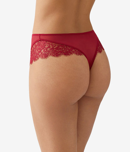 It's On Hi-Waist Thong - Biking Red | Wacoal Sale