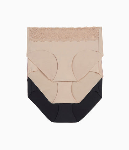 b.bare Hipster Panty Pack - Au Natural/Au Natural/Night | Wacoal Premium
