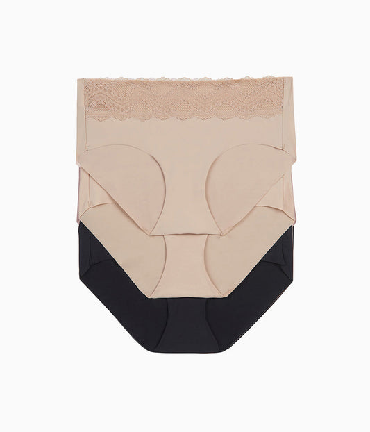 b.bare Hipster Panty Pack - Au Natural/Au Natural/Night | Wacoal Premium