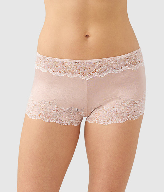 Modern Affair Boyshort - Rose Dust/Angel Wing | Wacoal Best Seller