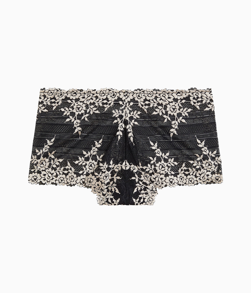 Embrace Lace® Boyshort - Black | Wacoal Best Seller