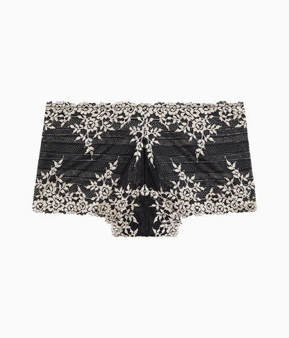 Embrace Lace® Boyshort - Black | Wacoal Best Seller
