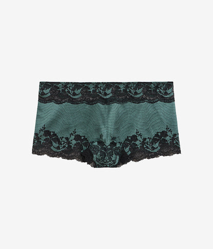 Modern Affair Boyshort - Silver Pine/Black | Wacoal Smart Buy