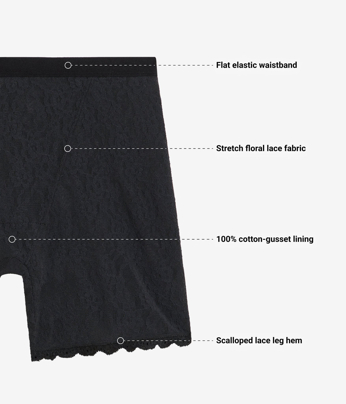 Effortlessly Lace Shorty - Night | Wacoal Value