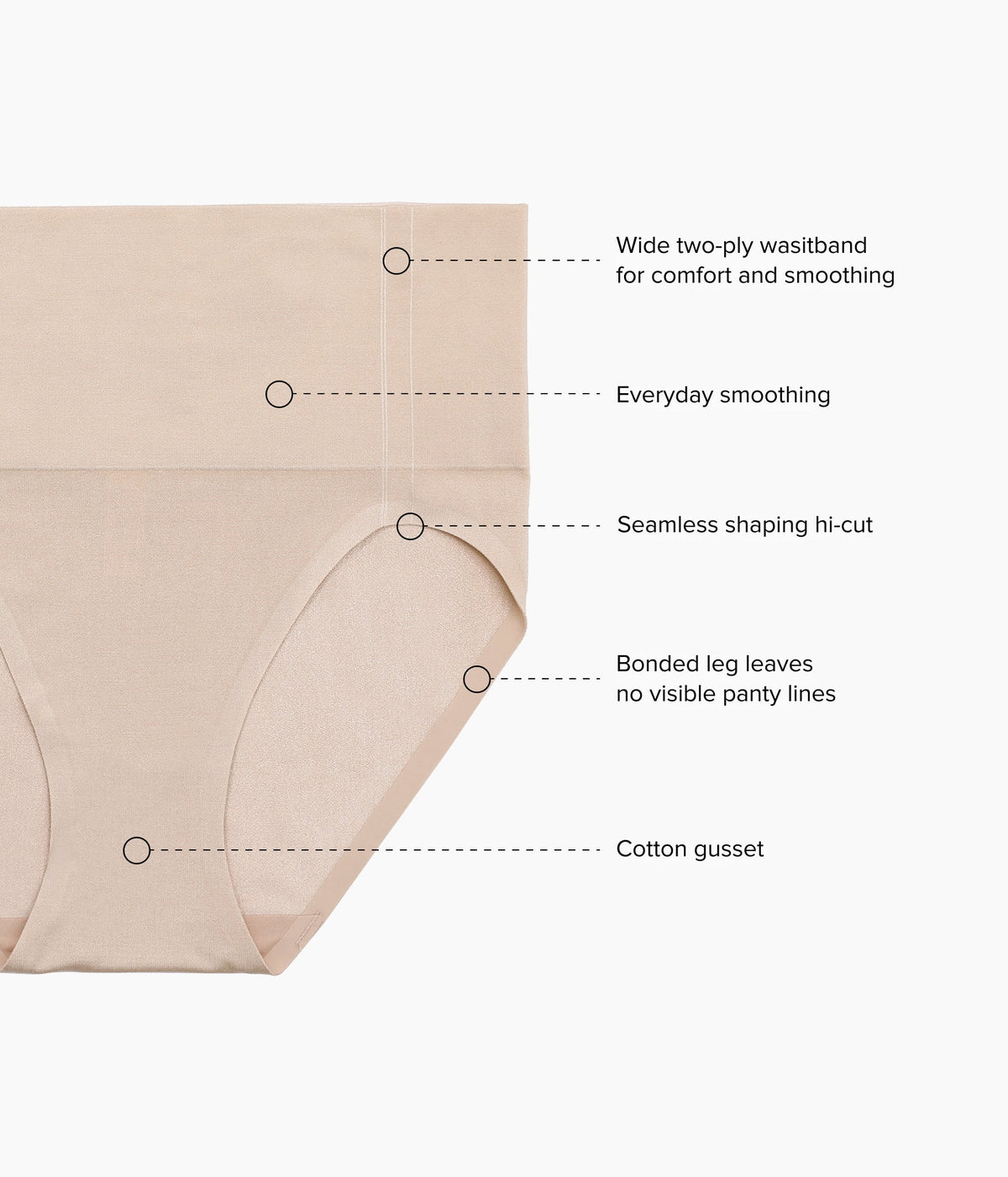 Smooth Series™ Shaping Hi-Cut - Roebuck | Wacoal Popular