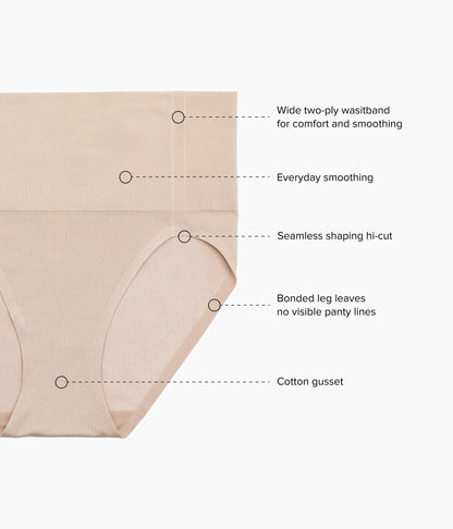 Smooth Series™ Shaping Hi-Cut - Roebuck | Wacoal Popular