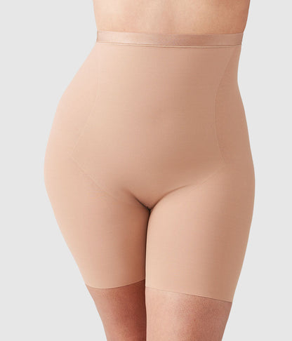 Shape Revelation® Hourglass Hi-Waist Thigh Shaper - Praline | Wacoal Recommended
