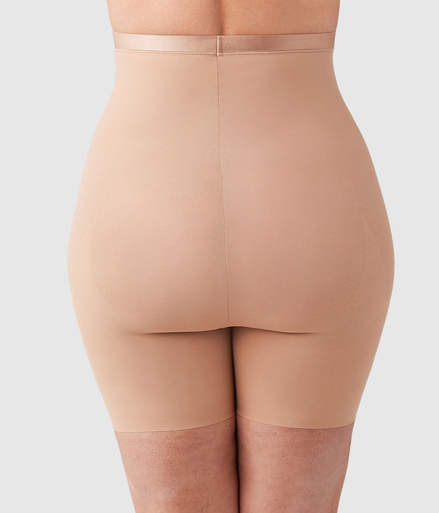 Shape Revelation® Hourglass Hi-Waist Thigh Shaper - Praline | Wacoal Recommended