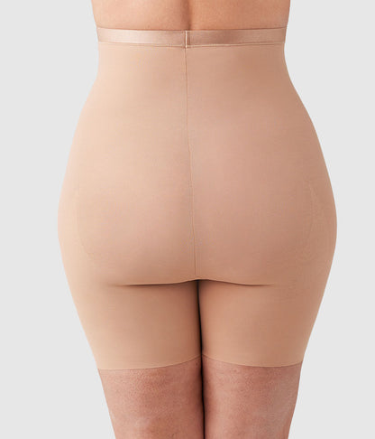 Shape Revelation® Hourglass Hi-Waist Thigh Shaper - Praline | Wacoal Recommended