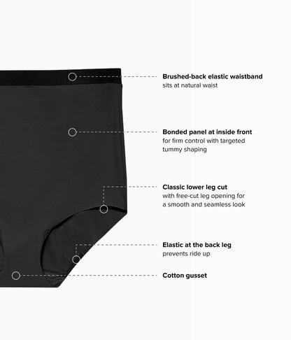 Shape Revelation® Straight Shaping Brief - Black | Wacoal Signature