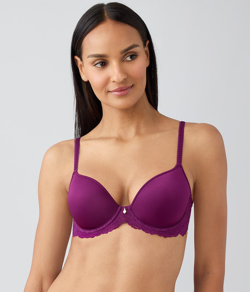Vivid Attraction T-Shirt Bra - Dark Purple | Wacoal Trending