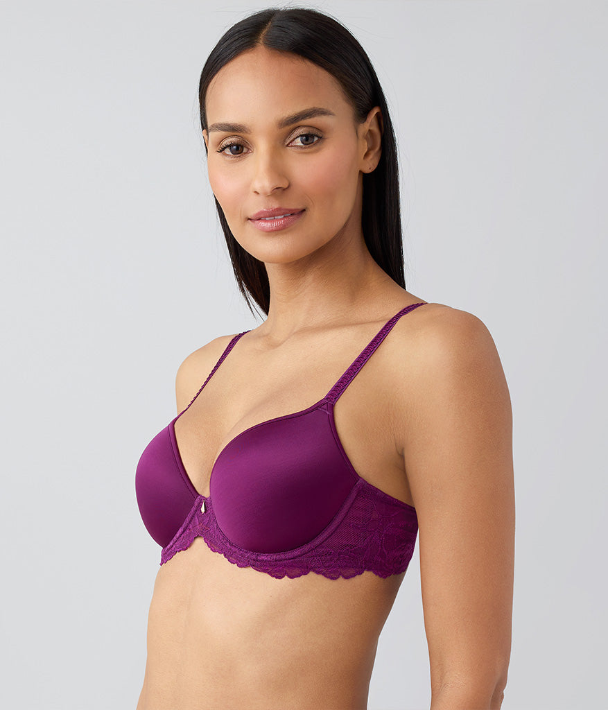 Vivid Attraction T-Shirt Bra - Dark Purple | Wacoal Trending